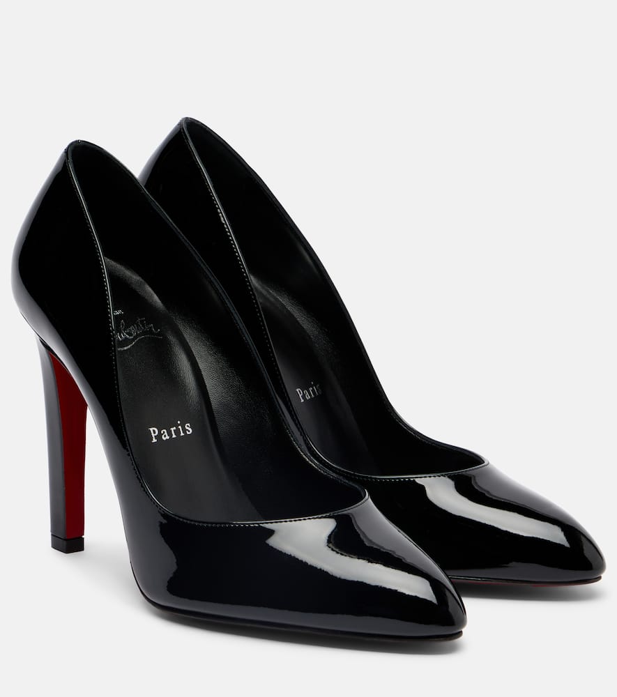 Christian Louboutin Fannylove Patent Leather Pumps In Black