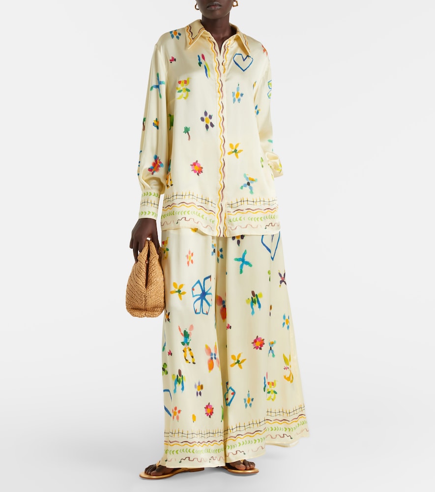 Alémais Sidi floral silk shirt