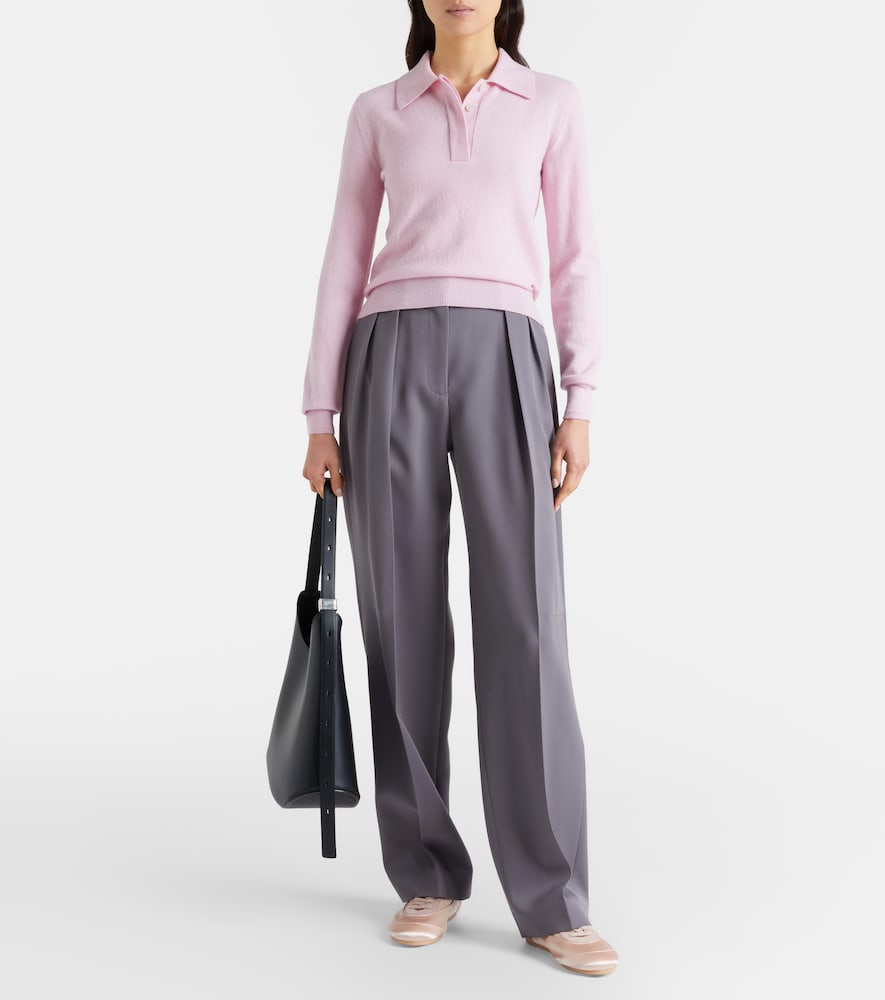 Jil Sander Wool gabardine wide-leg pants