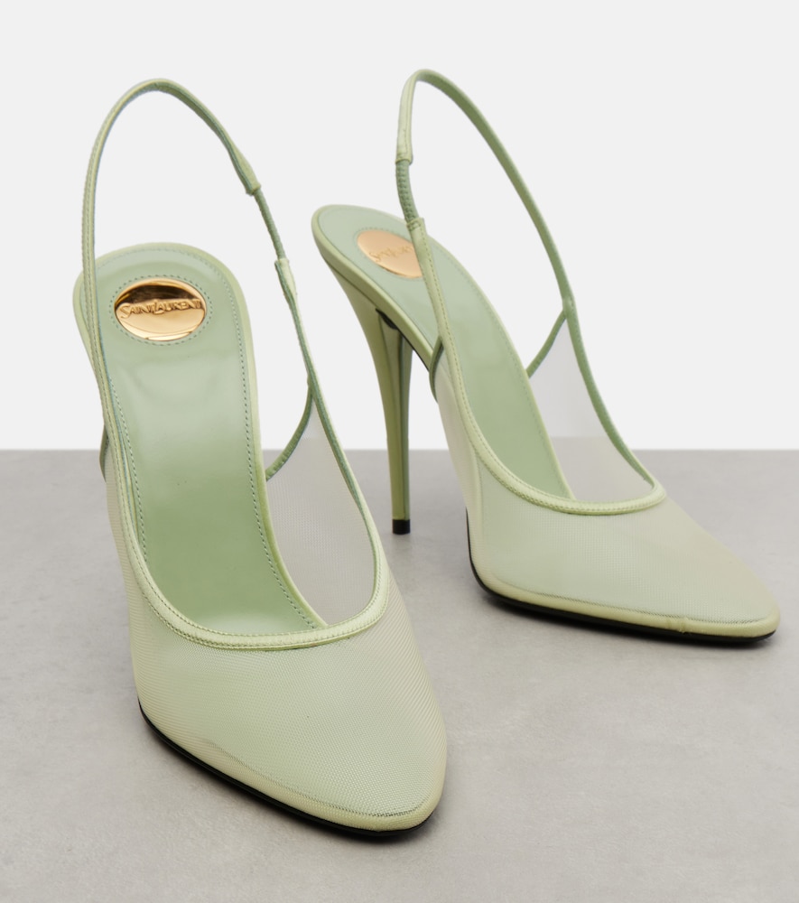 Anita 110 Mesh Slingback Pumps