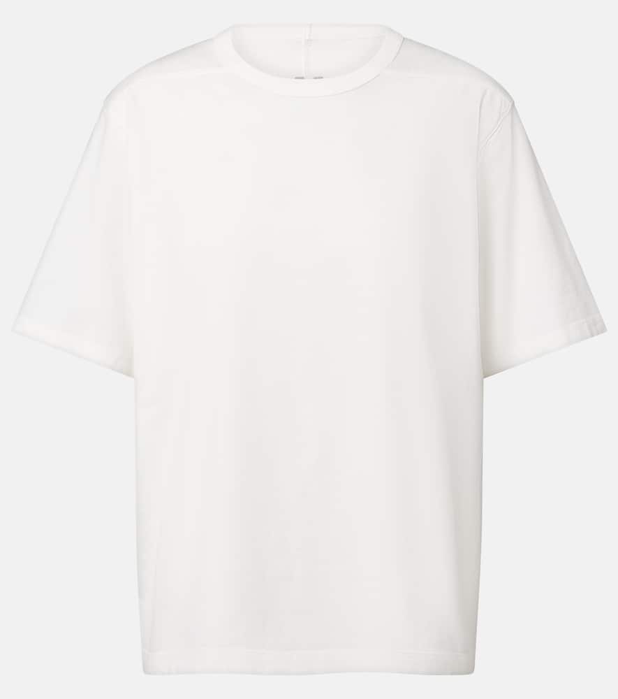 Rick Owens Brad Cotton Jersey T-shirt In White