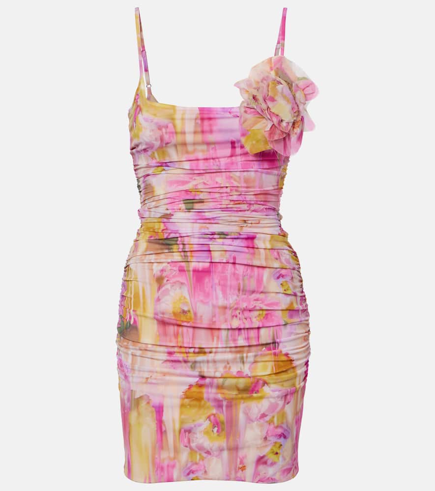 Bedrucktes Minikleid aus Jersey