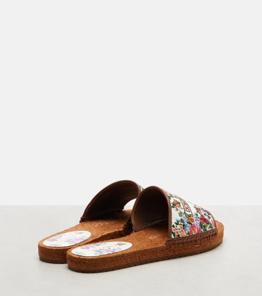  Dolce&gabbana Dolce&gabbana Floral Espadrille Slides 