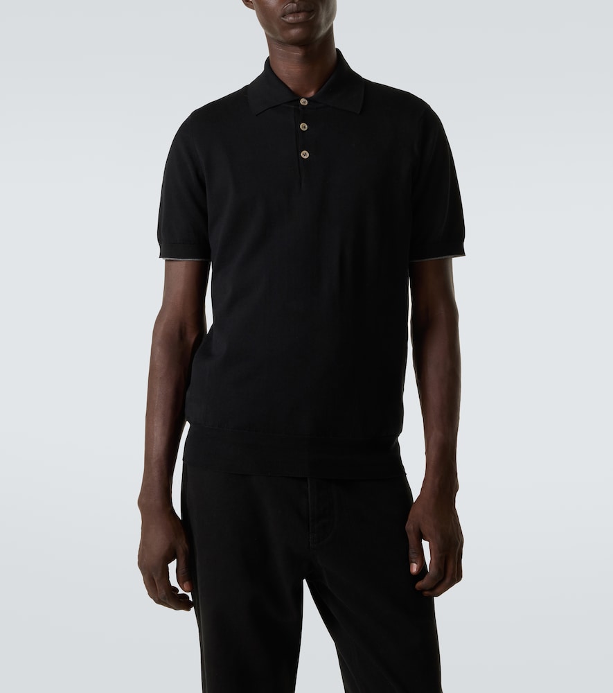  Brunello Cucinelli Brunello Cucinelli Polohemd Aus Baumwoll-piqué 