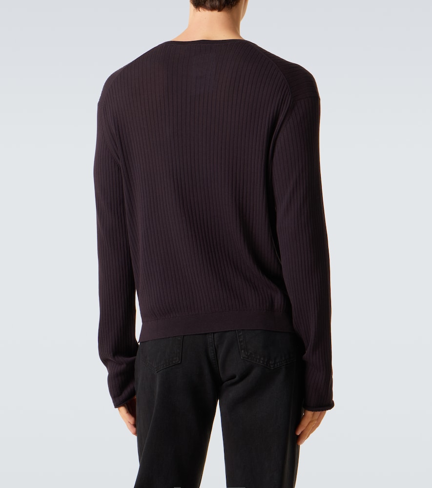  Our Legacy Our Legacy Pullover Fine Henley Aus Baumwoll-rippstrick 