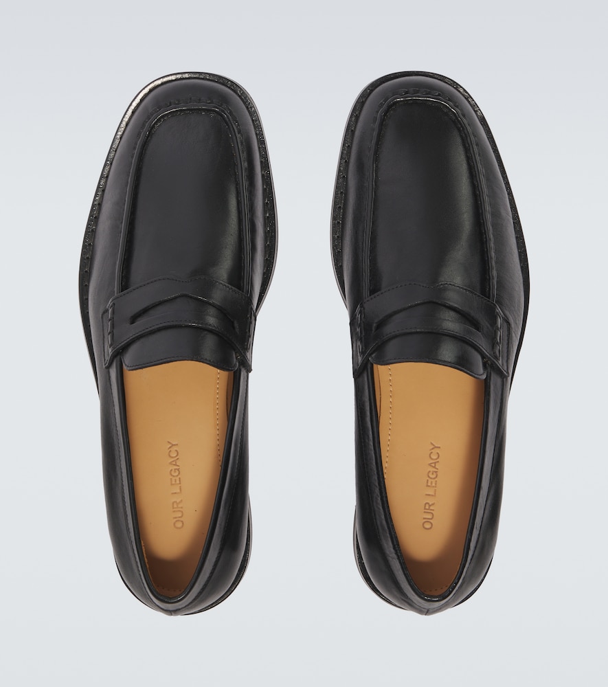  Our Legacy Our Legacy Light Leather Penny Loafers 