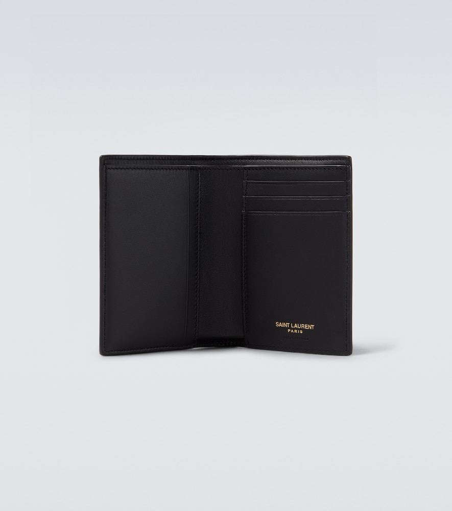  Saint Laurent Saint Laurent Cassandre Leather Card Holder 
