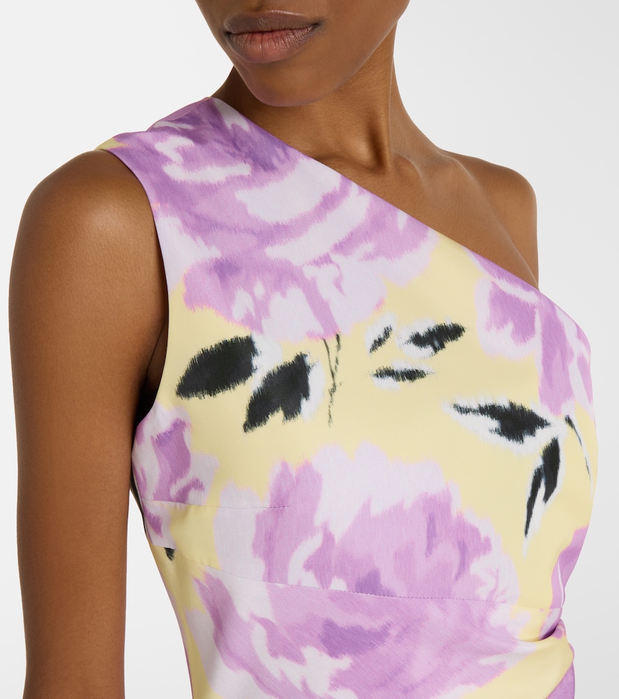  Patou Patou One-shoulder-minikleid Aus Faille 
