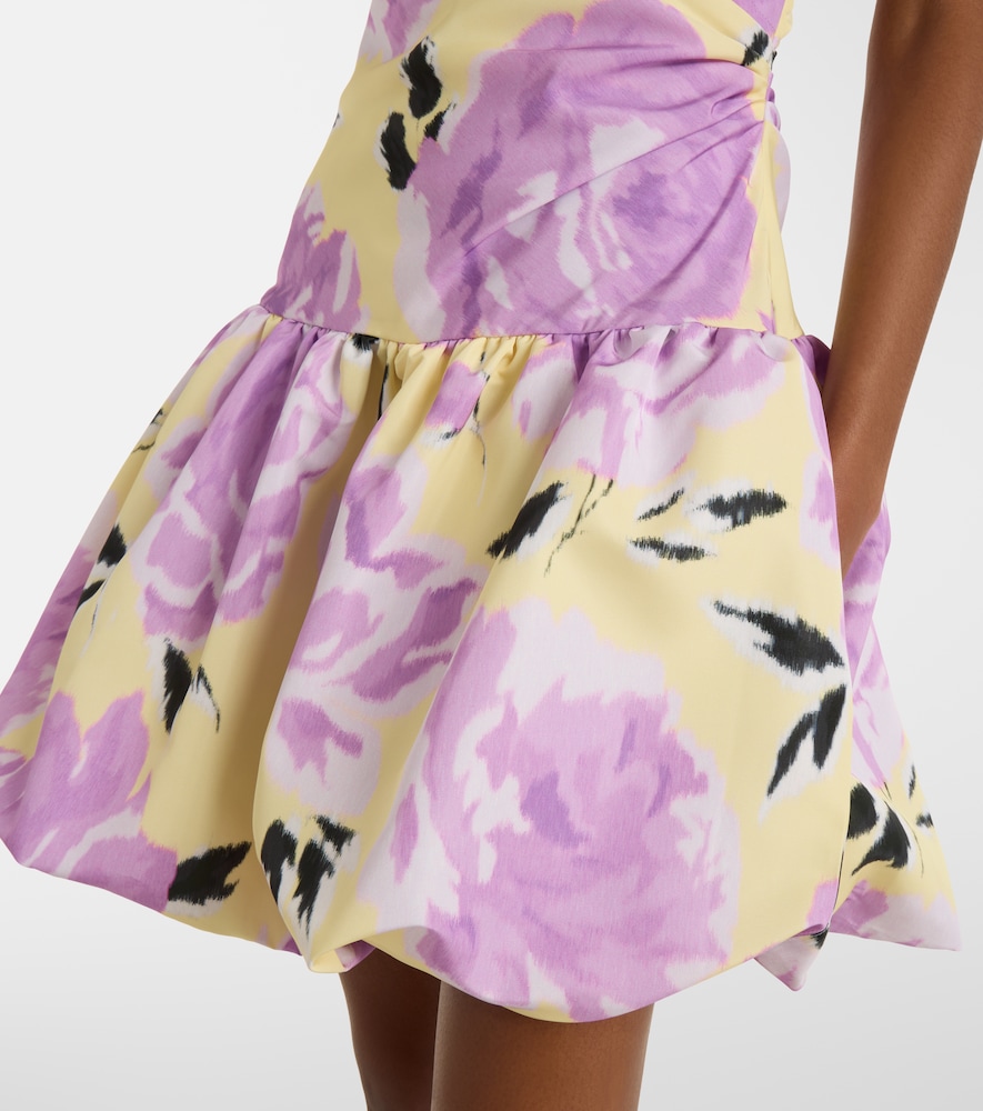  Patou Patou One-shoulder-minikleid Aus Faille 