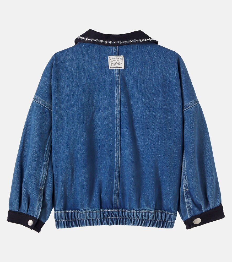  Bonpoint Bonpoint Jeansjacke Lala Mit Kristallen 