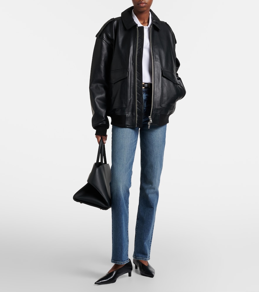  Frame Frame The Ruler Distressed Straight Jeans 