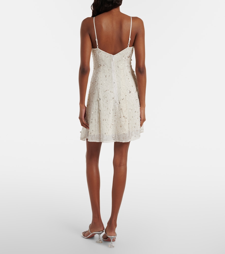  Staud Staud Emily Embellished Tulle Minidress 