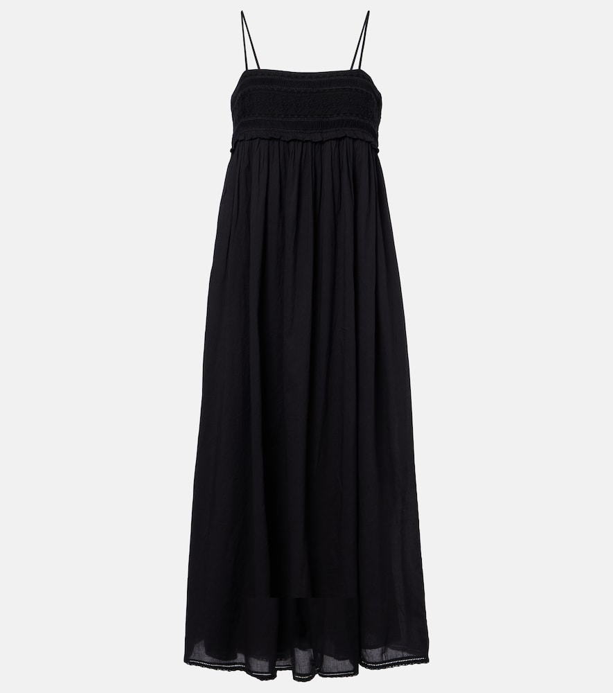 Midikleid Danielle aus Baumwolle und Spitze