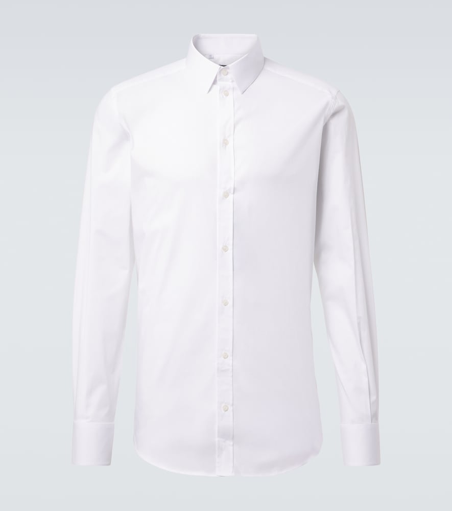 Dolce&Gabbana Men's White Cotton-Blend Shirt UK Size 17,5 - Mytheresa