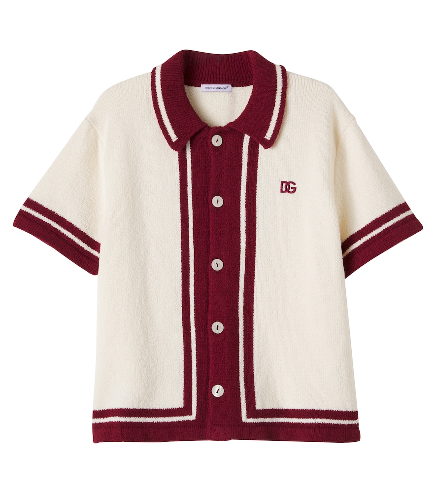 Camicia DG in maglia di misto cotone