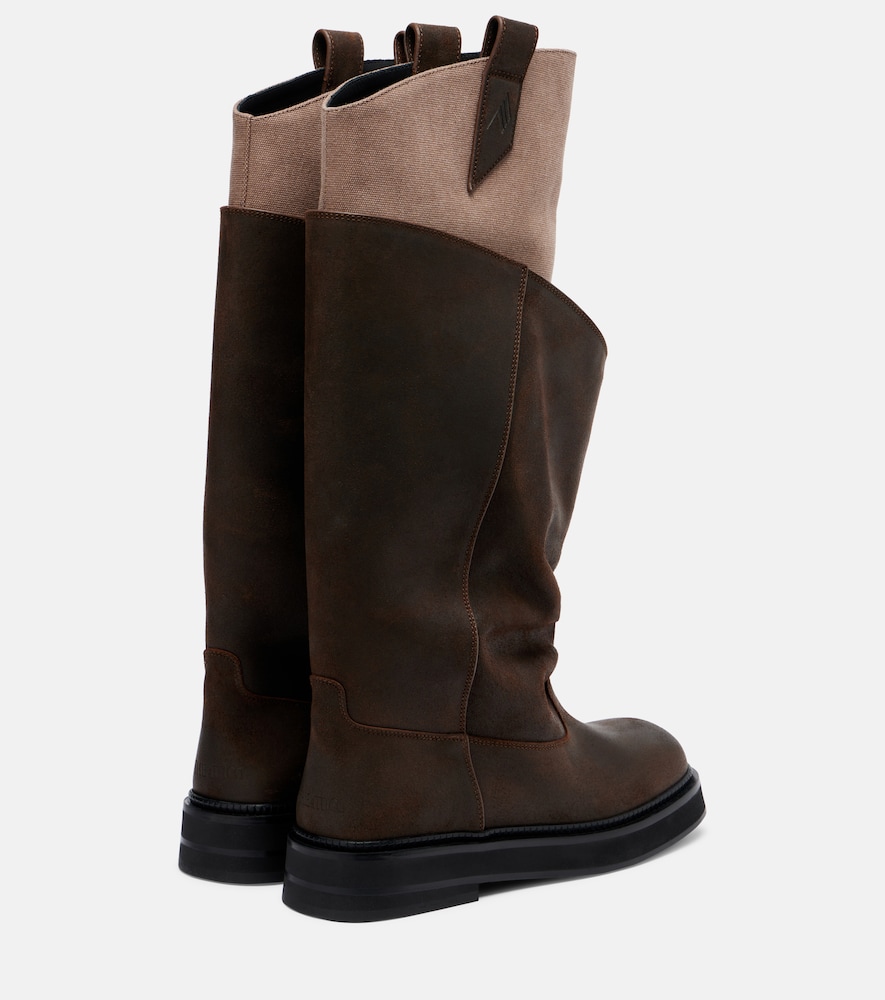 Robin Passeggiata Leather Combat Boots