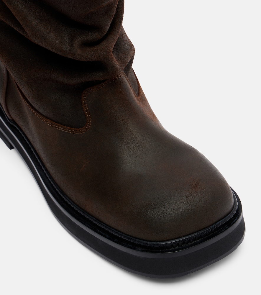 Robin Passeggiata Leather Combat Boots