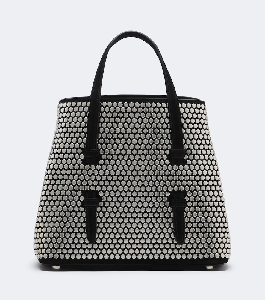 Alaïa Verzierte Henkeltasche Mina 20 aus Leder