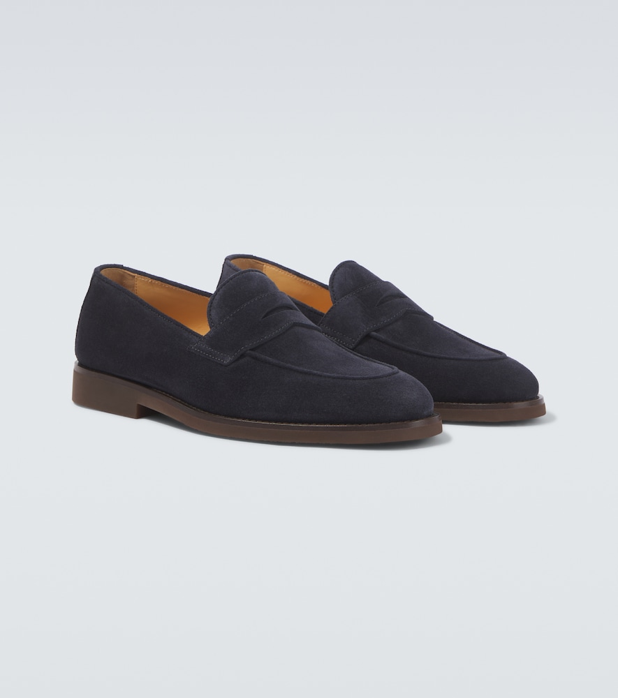 Loafers aus Veloursleder