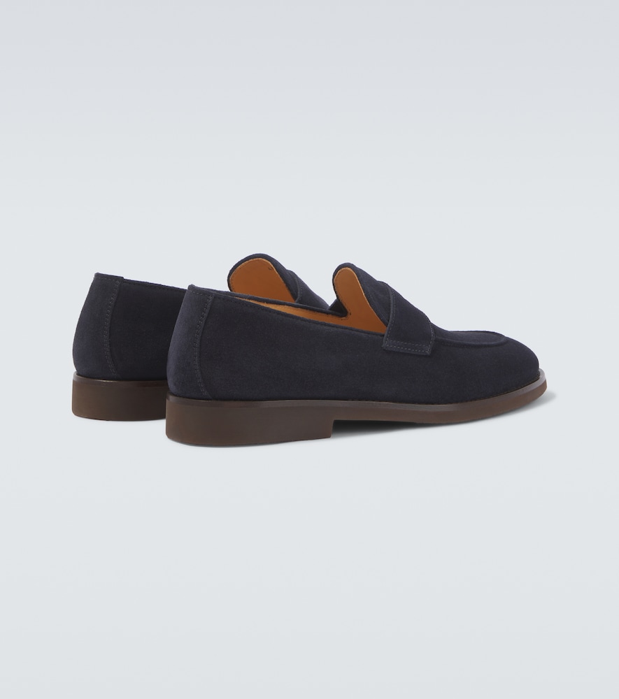 Suede Penny Loafers