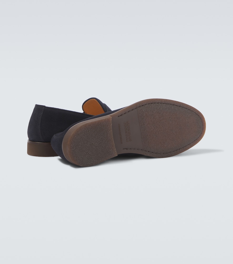 Suede Penny Loafers