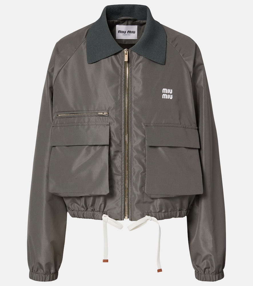 Blouson aus Tech-Material