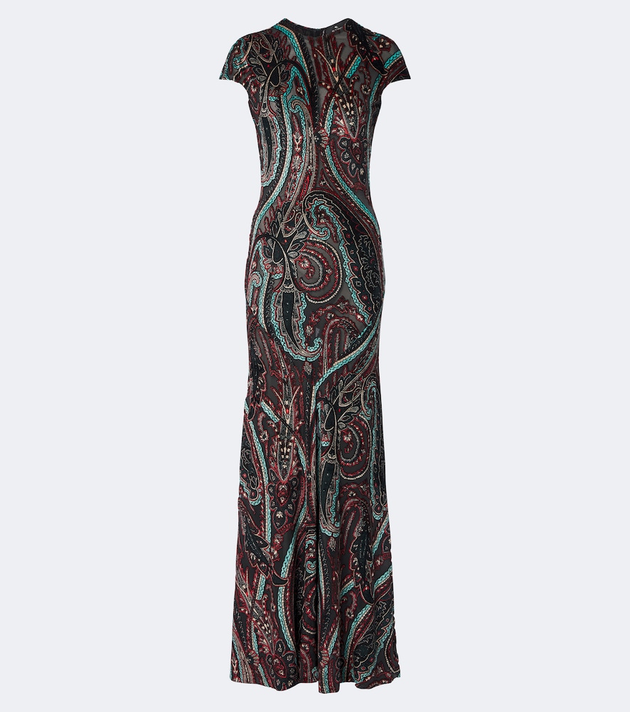 Robe aus Jacquard