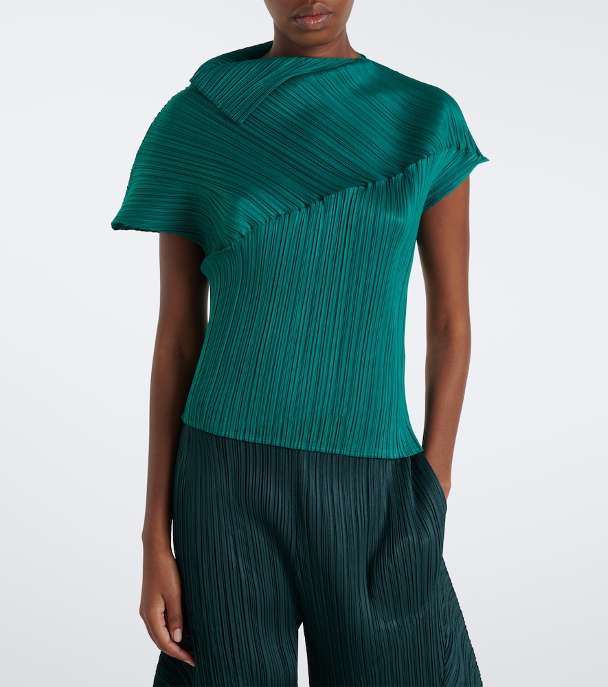 Issey Miyake Leap Pleated Top