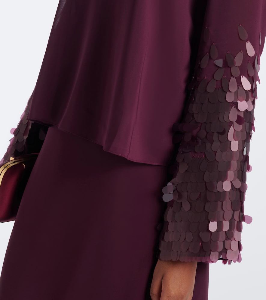 Ariane Sequined Chiffon Top