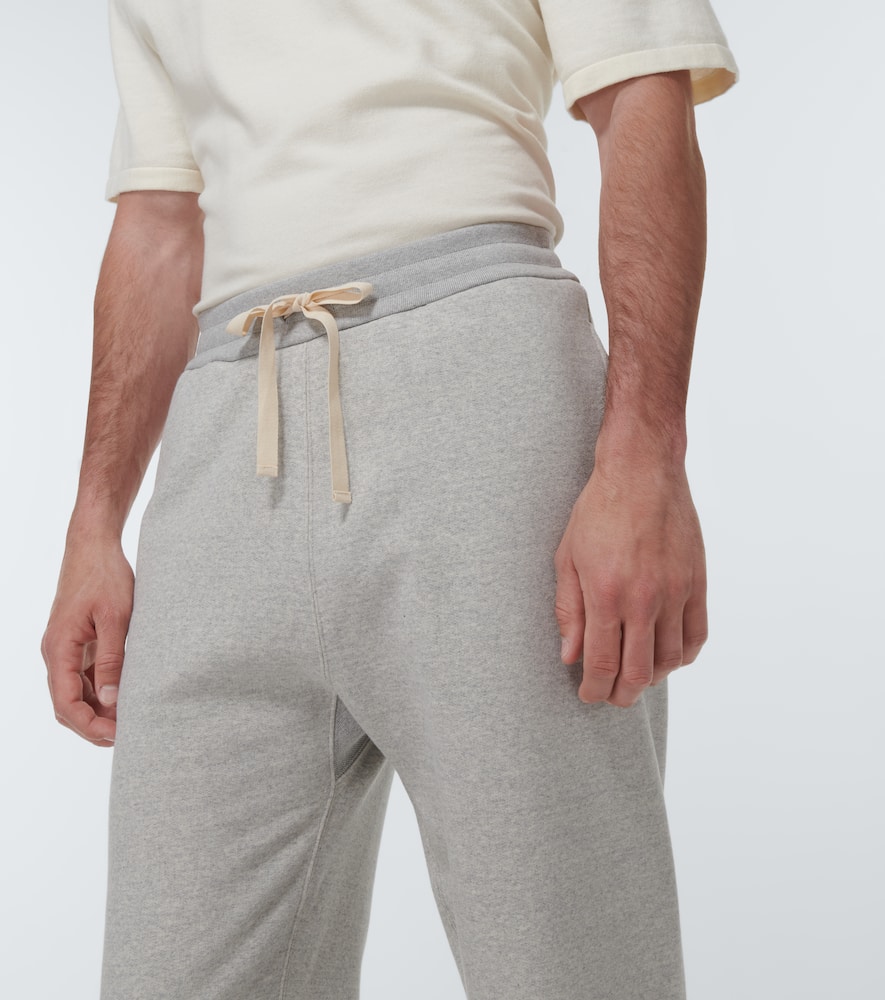 Shop Jil Sander Cotton Sweatpants In Powder Green