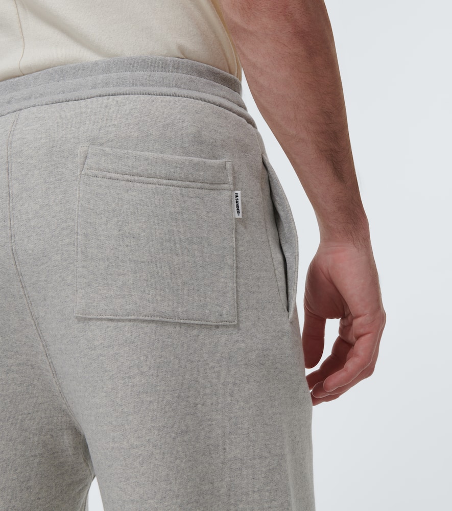 Shop Jil Sander Cotton Sweatpants In Powder Green