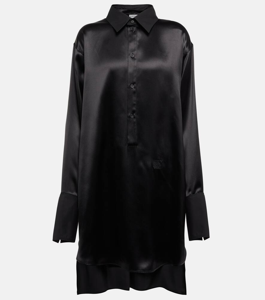 Loewe Silk satin shirt dress