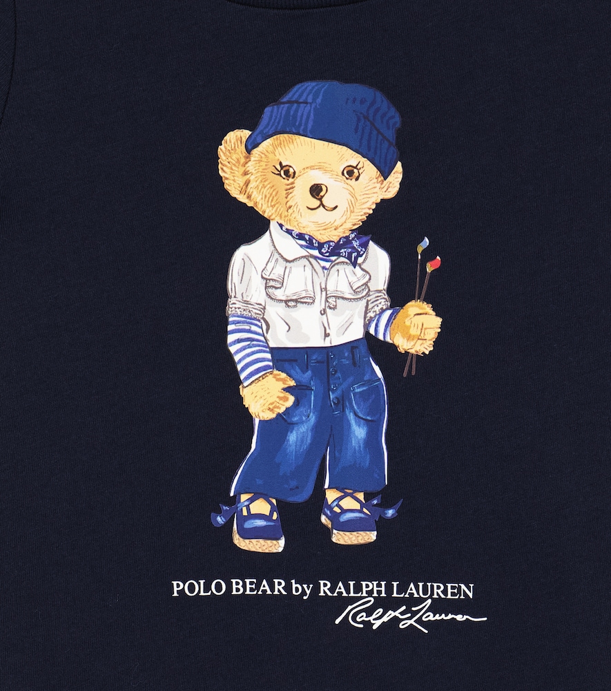 Ralph Lauren Baby Girls Polo Bears T-Shirt in White