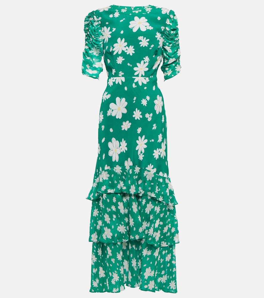 Rixo Evelyn floral crêpe maxi dress