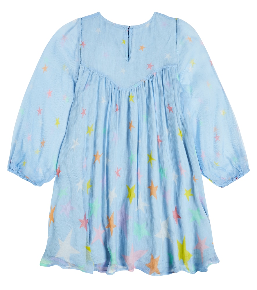  Stella Mccartney Kids Stella Mccartney Kids Printed Silk Chiffon Dress 