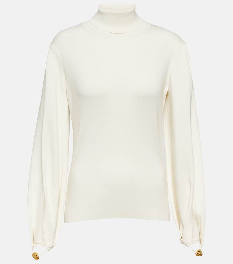 Chloé Wool-blend turtleneck sweater