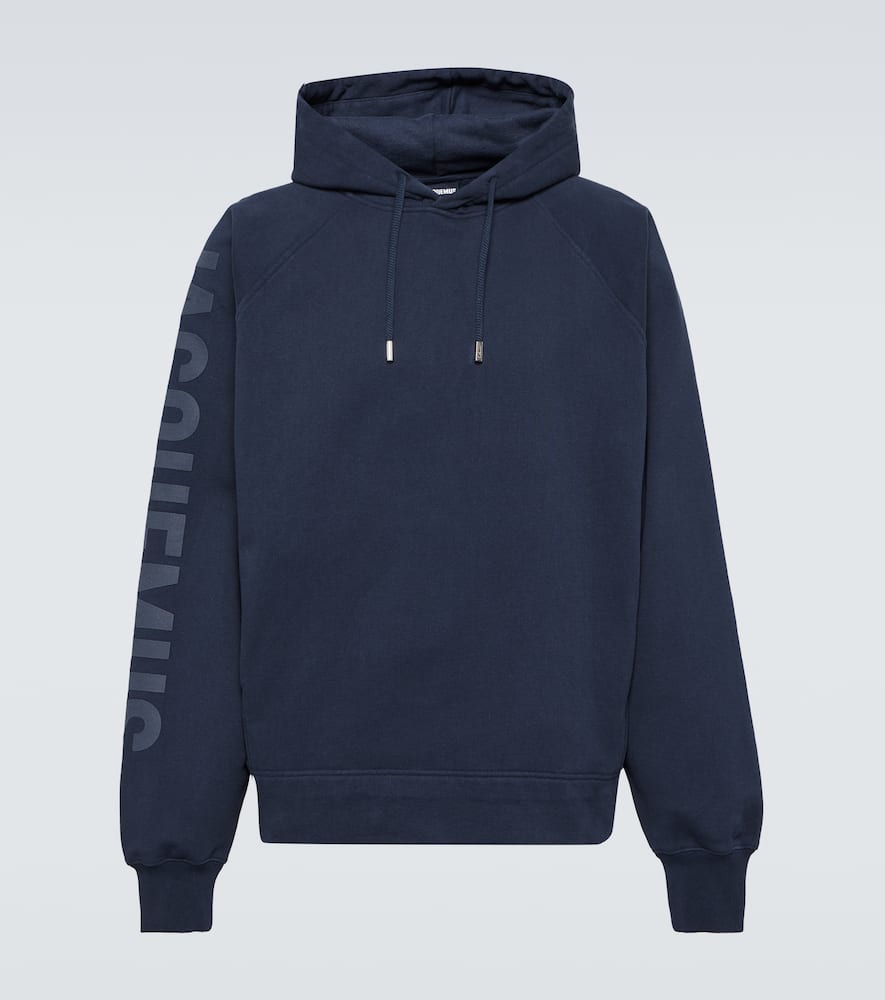 Le Typo cotton jersey hoodie