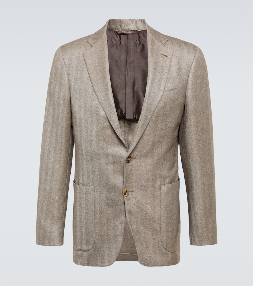 Canali Silk and cashmere blazer