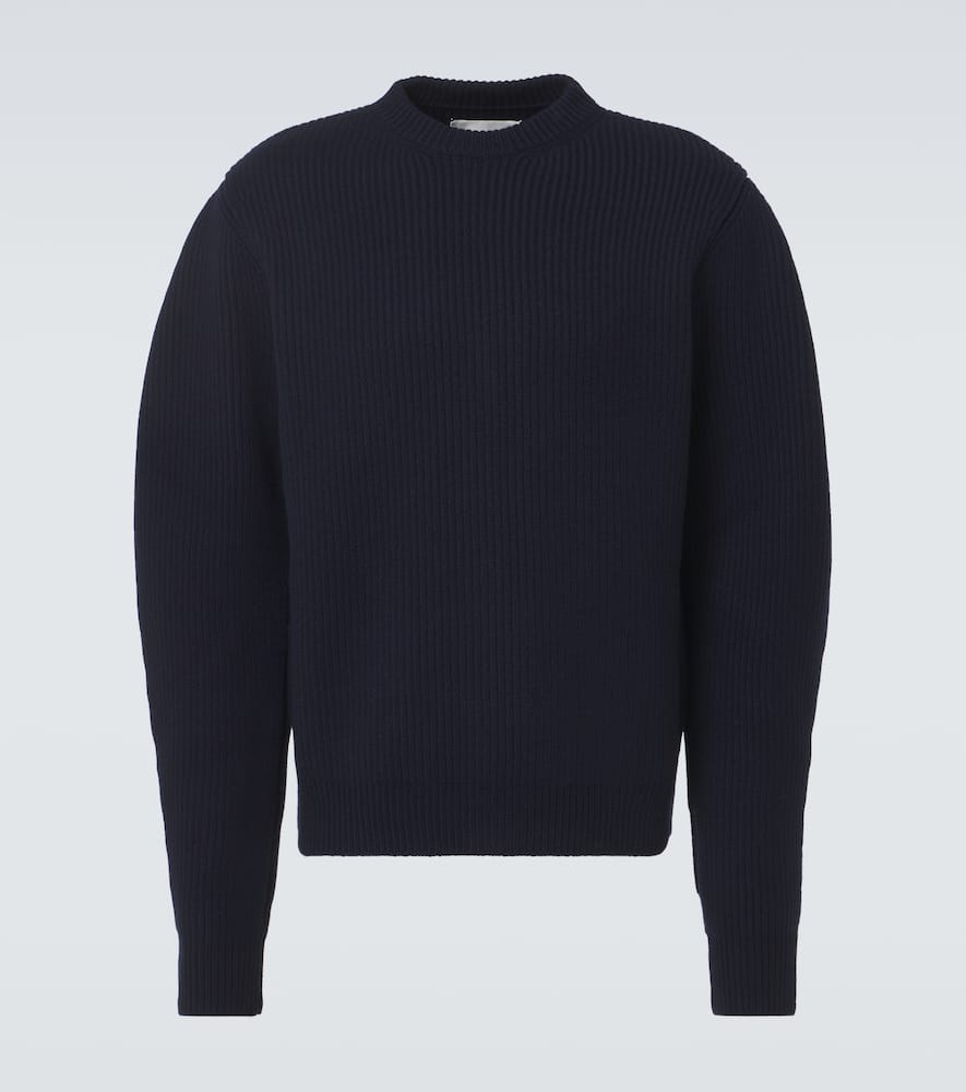 Jil Sander Wool Sweater In Blue
