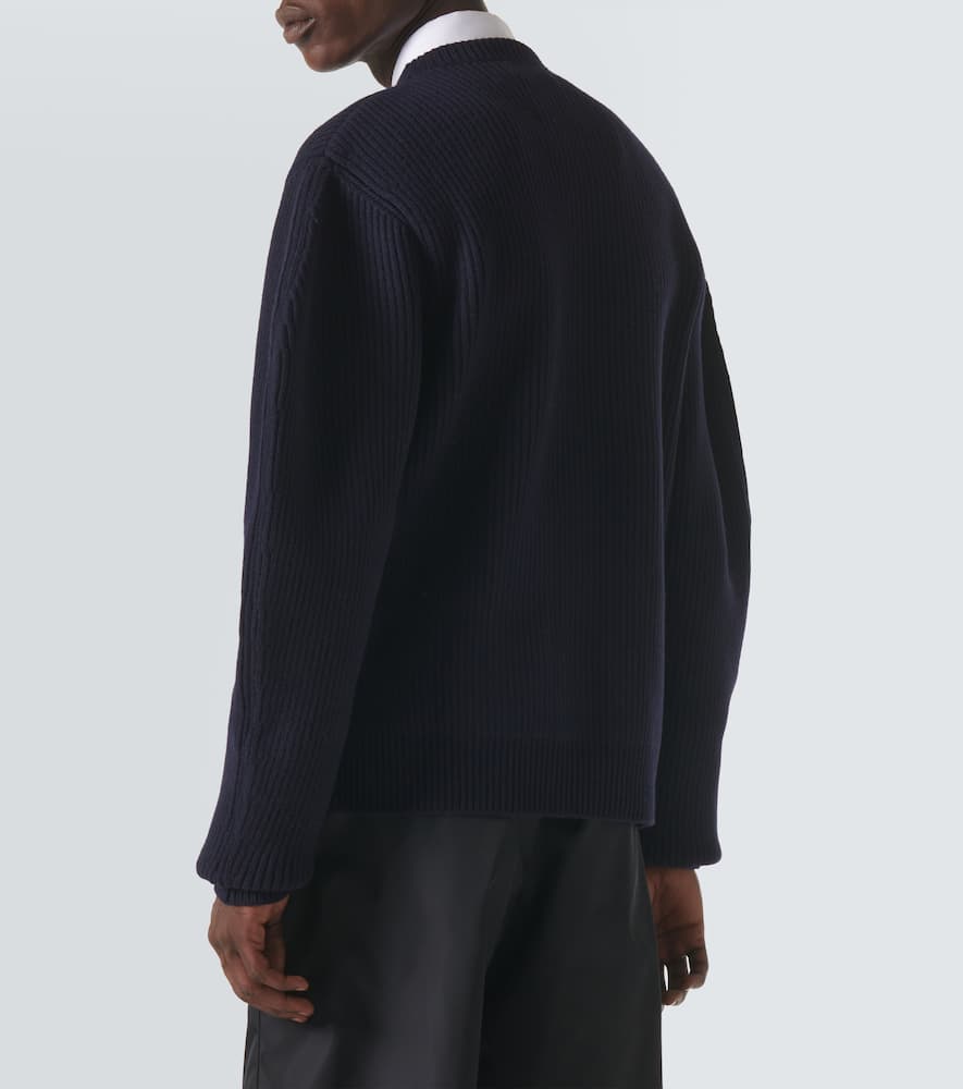 Jil Sander Wool Sweater In Blue