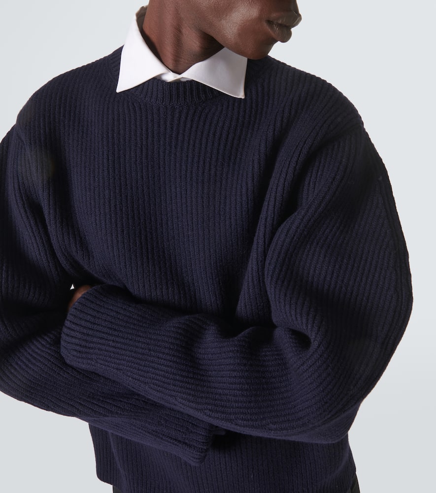 Jil Sander Wool Sweater In Blue