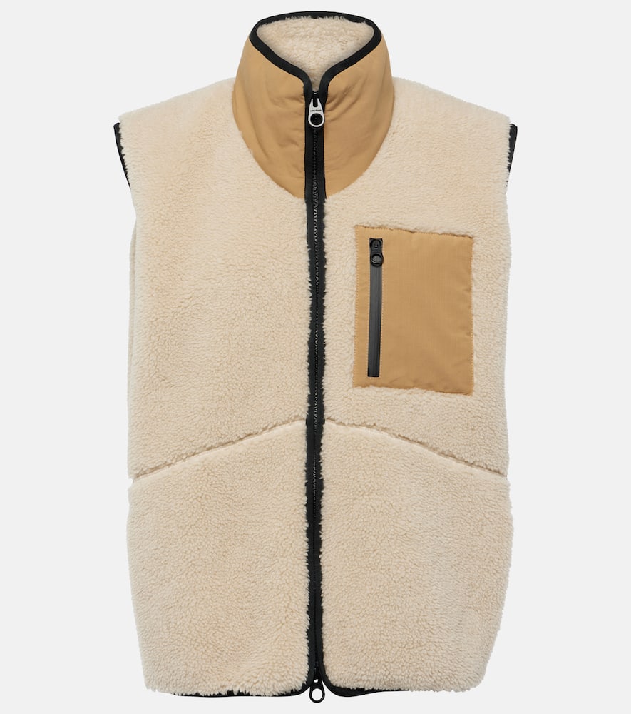 Cashmere and silk technical vest