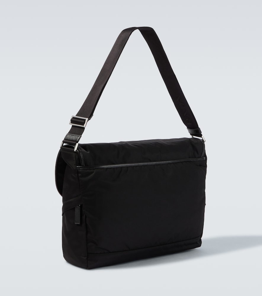  Prada Prada Leather-trimmed Re-nylon Messenger Bag 