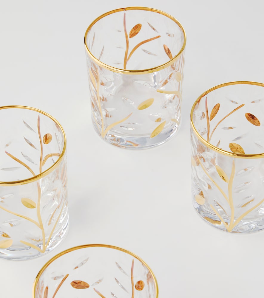  Les-ottomans Les-ottomans Set De 4 verres Tumbler En Cristal 