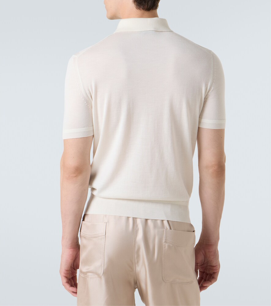 Tom Ford Tom Ford Polohemd Aus Kaschmir Und Seide 