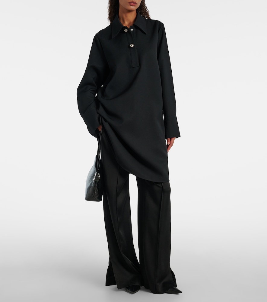 Jil Sander Wool polo dress