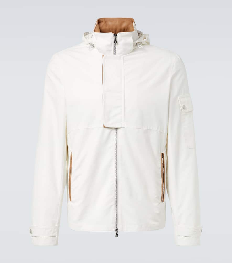Brunello Cucinelli Cotton-blend Jacket In White