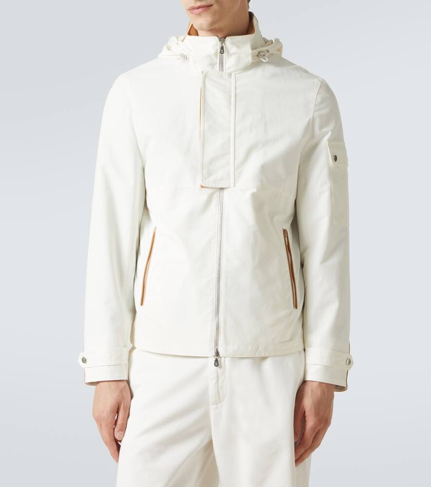 Brunello Cucinelli Cotton-blend Jacket In White
