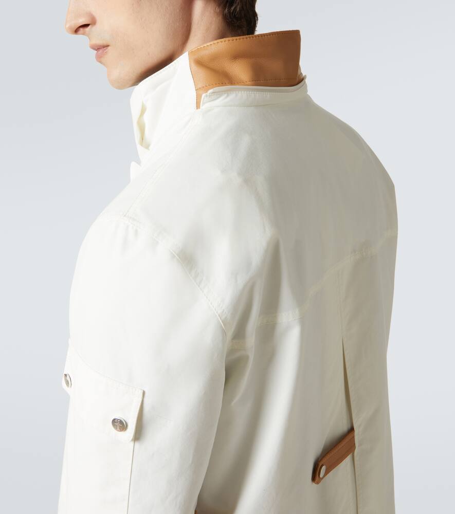 Brunello Cucinelli Cotton-blend Jacket In White