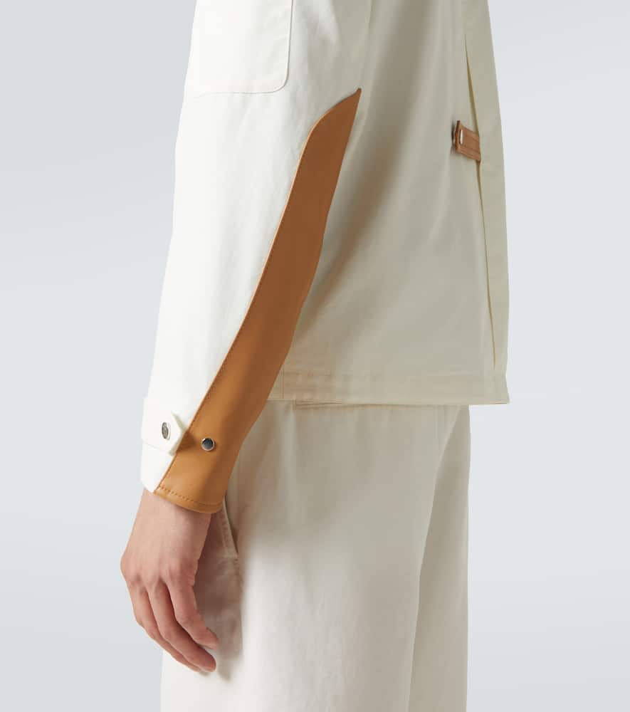 Brunello Cucinelli Cotton-blend Jacket In White